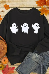 Ghost Round Neck Long Sleeve Sweatshirt - Update AvenueHalloweenTrendsi1001006292015271001006292015276c2d2a2d - 14d9 - 4fe7 - 95d2 - eac9001317d0 - MaxBlack