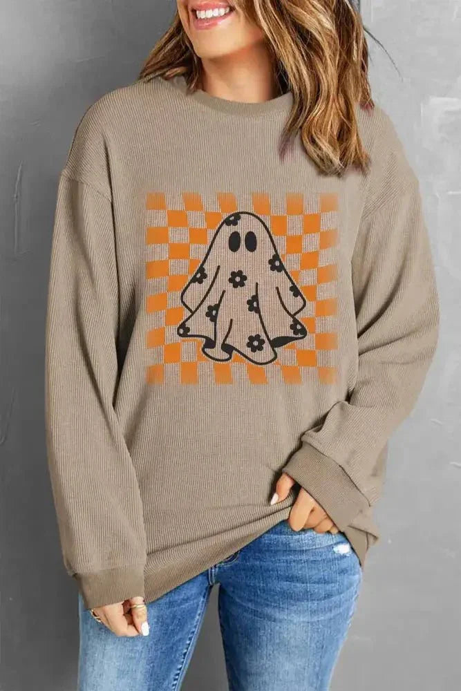 Ghost Round Neck Long Sleeve Sweatshirt - Update AvenueHalloweenTrendsi1001009694411841001009694411843254bbac - 26e5 - 4be7 - be30 - 42a0701240bb - MaxMocha