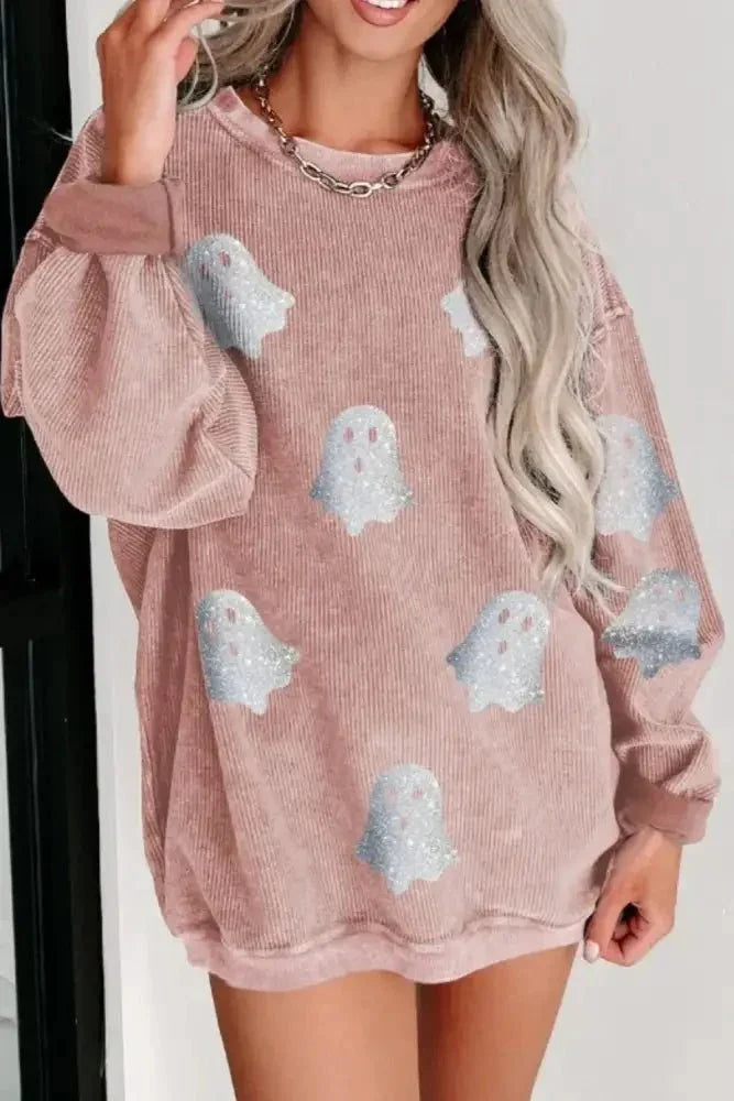 Ghost Round Neck Oversized Sweatshirt - Update AvenueHalloweenTrendsi100100610981134100100610981134cb2da885 - 34d4 - 4de5 - b8c2 - 529e34266c2e - Max - OriginPale Blush