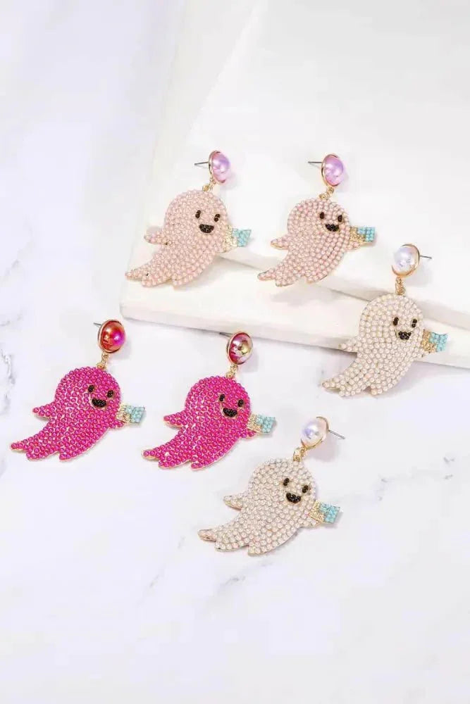 Ghost Shape Synthetic Pearl Dangle Earrings - Update AvenueHalloweenTrendsi101300821982510101300821982510a0afbaa402844ad3adfaab59d98a9745 - MaxHot Pink