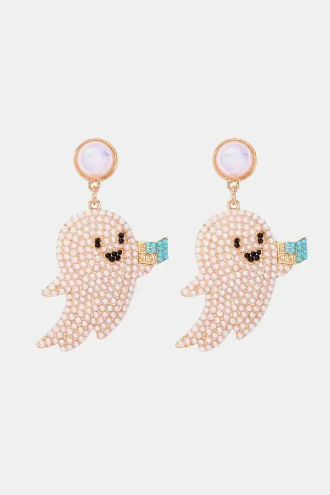 Ghost Shape Synthetic Pearl Dangle Earrings - Update AvenueHalloweenTrendsi101300821989298101300821989298e4ee20ad61614ec498b172e3ae6f8030 - MaxWhite