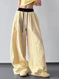 Gingham Wide Leg Drawstring Pants - Update AvenueTrendsi100100285523510100100285523510526d1430 - d199 - 402c - b9e6 - 3e7a382faf95 - Max - OriginYellow