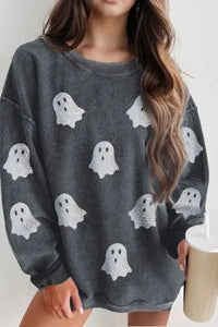 Glitter Ghost Round Neck Long Sleeve Sweatshirt - Update AvenueHalloweenTrendsi100100585781260100100585781260a89ac295 - 43b5 - 4899 - 8faf - 4ce7e6d67d07 - MaxDark Gray