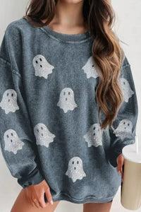 Glitter Ghost Round Neck Long Sleeve Sweatshirt - Update AvenueHalloweenTrendsi1001005857862931001005857862934439e401 - 5d27 - 4bb3 - 9d6b - be2ffcdc426f - MaxFrench Blue