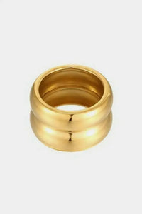 Gold Double Ridge Ring - Update AvenueRingTrendsiJDR201155 - 6JDR201155 - 6Gold Double Ridge RingGold