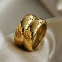 Gold Double Ridge Ring - Update AvenueRingTrendsiJDR201155 - 6JDR201155 - 6Gold Double Ridge RingGold