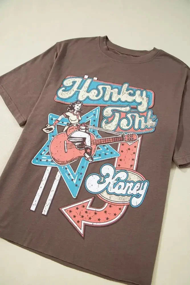 Graphic Crew Neck Western Short Sleeve Tee - Update AvenueT-ShirtsTrendsi100100799799275100100799799275bcb7e18e - 5f6f - 40ca - 9c54 - aab49bfafcc9 - Max - OriginTaupe