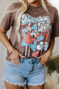 Graphic Crew Neck Western Short Sleeve Tee - Update AvenueT-ShirtsTrendsi10010079979927510010079979927557e66ea3 - e0b6 - 4cf5 - bb91 - 6f86b6122d31 - Max - OriginTaupe