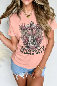 Graphic Round Neck Short Sleeve T-Shirt - Update AvenueT-ShirtsTrendsi100100112512965100100112512965da455d20 - d947 - 42e1 - 8f51 - 3de769e7d005 - Max - OriginWatermelon pink