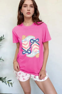 Graphic Round Neck Short Sleeve T-Shirt - Update AvenueT-ShirtsTrendsi1001002217916841001002217916845ba3a490 - 6a73 - 426b - 8e13 - 3698f73f9025 - Max - OriginFuchsia Pink