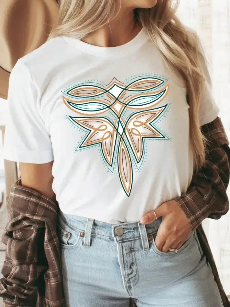 Graphic Round Neck Short Sleeve T-Shirt - Update AvenueT-ShirtsTrendsi1001003271110051001003271110054ba505d3f87d4272b0c91d53e1a672f7 - Max - OriginWhite