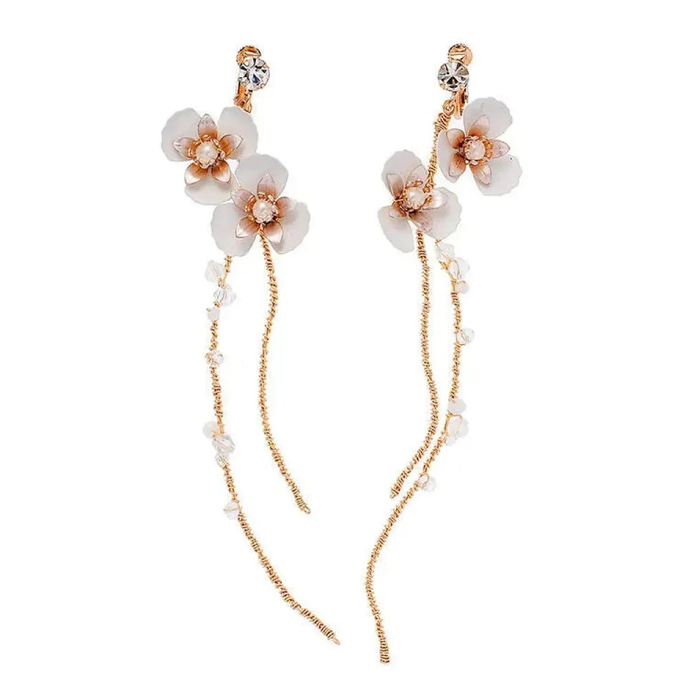 H5110 bridal earrings Europe and the United States fashion cross - border explosion zircon handmade jewelry earrings tassel earrings headwear - Update AvenueUpdate Avenues211875900435001H5110 bridal earrings Europe and the United States fashion cross - border explosion zircon handmade jewelry earrings tassel earrings headwear - Update AvenuesH5109 KC Gold Earrings