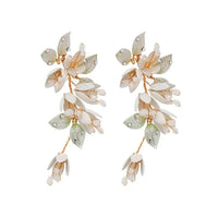 H5110 bridal earrings Europe and the United States fashion cross - border explosion zircon handmade jewelry earrings tassel earrings headwear - Update AvenueUpdate Avenues211875900435002H5110 bridal earrings Europe and the United States fashion cross - border explosion zircon handmade jewelry earrings tassel earrings headwear - Update AvenuesH5110 KC Gold Earrings