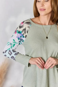 Hailey & Co Full Size Printed Round Neck Blouse - Update AvenueTrendsi10010166152046810010166152046817b0822d - 4e5e - 42aa - 8444 - 4f1656fcf901 - MaxSAGE