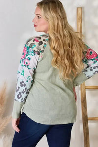 Hailey & Co Full Size Printed Round Neck Blouse - Update AvenueTrendsi10010166152046810010166152046827e19d17 - a1d0 - 49fb - 9e03 - 76377c95cc10 - MaxSAGE