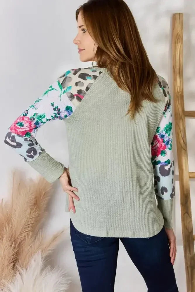 Hailey & Co Full Size Printed Round Neck Blouse - Update AvenueTrendsi100101661520468100101661520468eadce440 - 537c - 4dd0 - a61a - 3739c750c022 - MaxSAGE