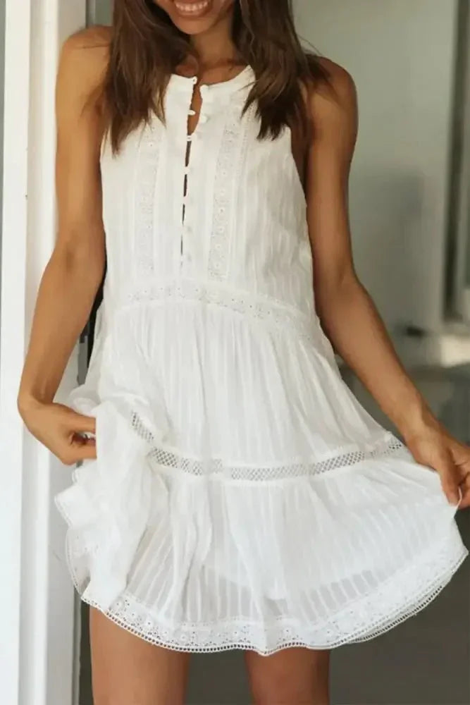 Half Button Sleeveless Mini Dress - Update AvenueTrendsi100100731251433100100731251433a8d754cb - 3590 - 492c - 9fc4 - 1aba3d83d4f1 - MaxWhite