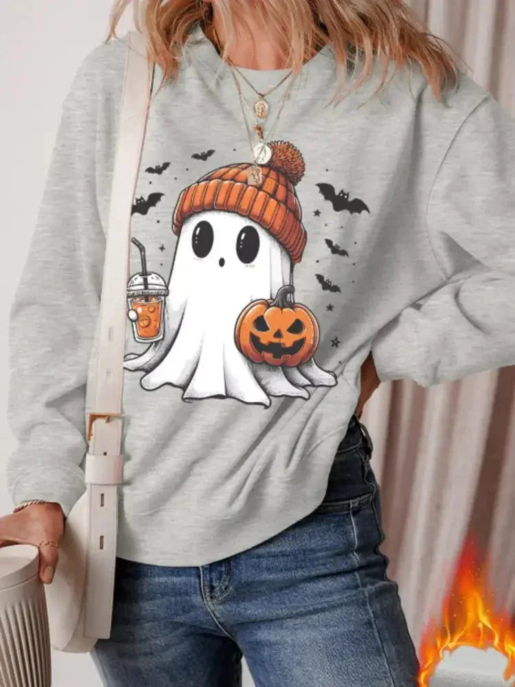 Halloween Ghost Round Neck Sweatshirt - Update AvenueHalloweenTrendsi100100948571147100100948571147a7448e38e24642cfb13a6a0c8fef8273 - Max - OriginGray