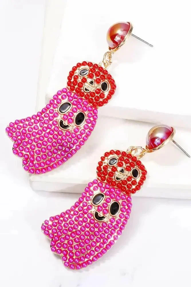 Halloween Ghost Shape Dangle Earrings - Update AvenueHalloweenTrendsi1013008825964031013008825964031d5e52a391564abbbd282520a0817e16 - MaxPink