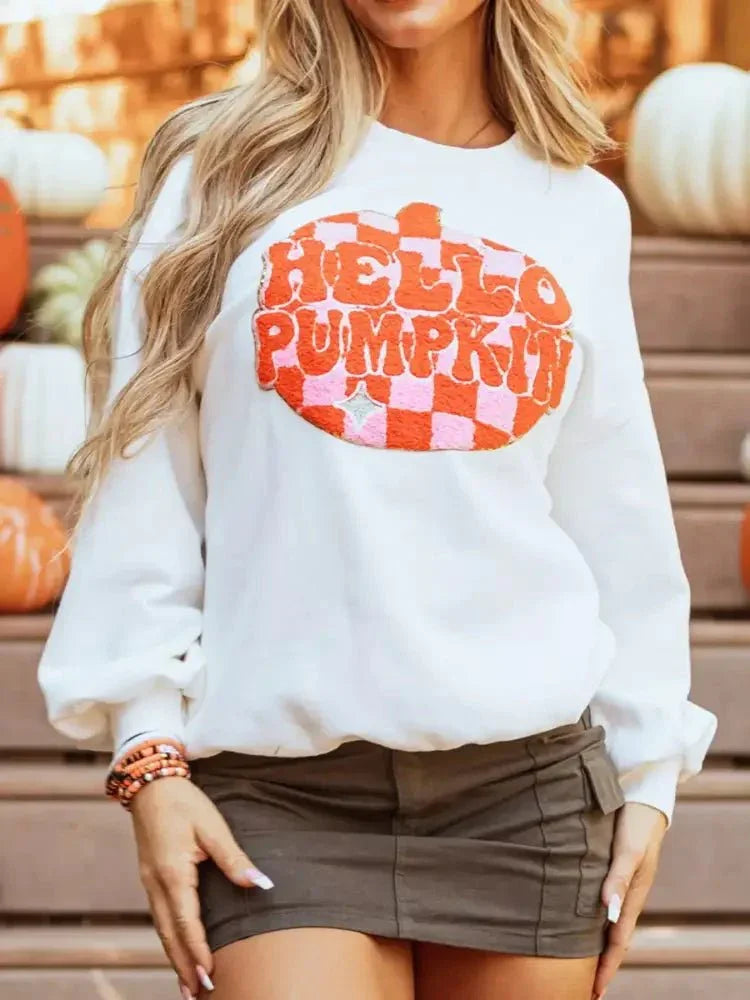 Halloween Pumpkin Patched Pattern Long Sleeve Sweatshirt - Update AvenueHalloweenTrendsi1001008169154201001008169154208526a4fb - a0d5 - 45b5 - 99fc - fd78ac7247bd - Max - OriginWhite