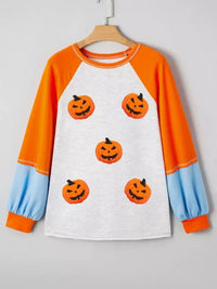 Halloween Pumpkin Print Long Sleeve T-Shirt - Update AvenueHalloweenTrendsi100100905543720100100905543720a123ddf7b6f74bf48166cd80acb75d7c - Max - OriginLight Gray
