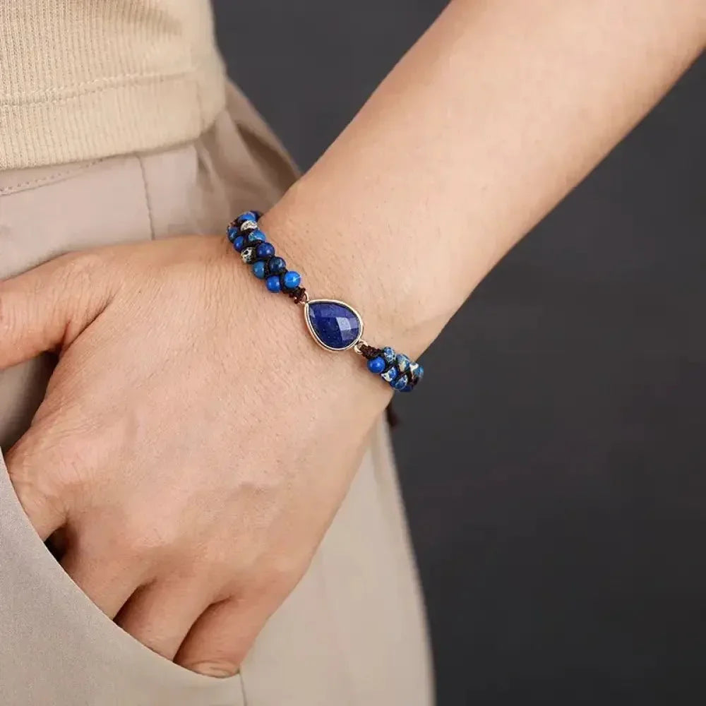 Handmade Teardrop Shape Beaded Bracelet - Update AvenueBraceletsTrendsi100500949831921100500949831921Handmade Teardrop Shape Beaded BraceletRoyal Blue