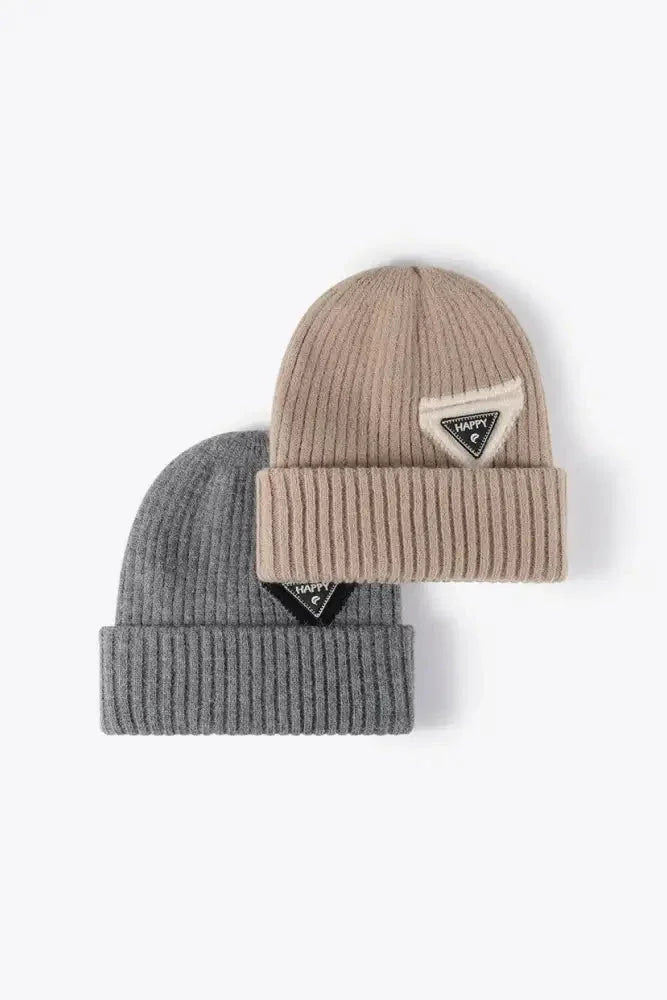 HAPPY Contrast Beanie - Update AvenueTrendsi100100571462807100100571462807HAPPY Contrast BeanieBlack