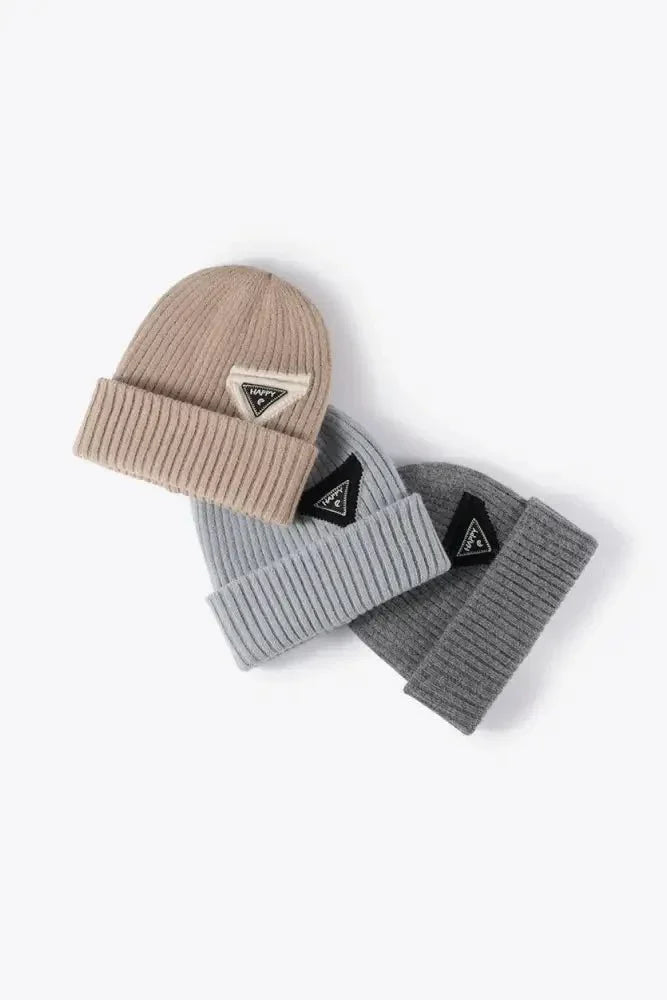 HAPPY Contrast Beanie - Update AvenueTrendsi100100571462807100100571462807HAPPY Contrast BeanieBlack