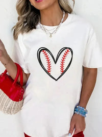 Heart Graphic Short Sleeve T-Shirt - Update AvenueT-ShirtsTrendsi100100687698753100100687698753b3e7a9be71ef48108fca158814226124 - Max - OriginWhite