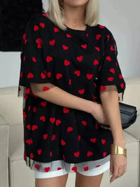 Heart Print Oversized T-Shirt - Update AvenueT-ShirtsTrendsi100100200941031100100200941031b6b4c6e0 - 7475 - 4fb9 - 9865 - 897e3ea4a1e8 - Max - OriginBlack