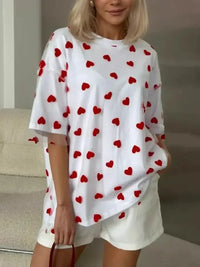 Heart Print Oversized T-Shirt - Update AvenueT-ShirtsTrendsi1001002009496091001002009496092f08cafa - 727a - 4f34 - 9afa - a89e05532334 - Max - OriginIvory White