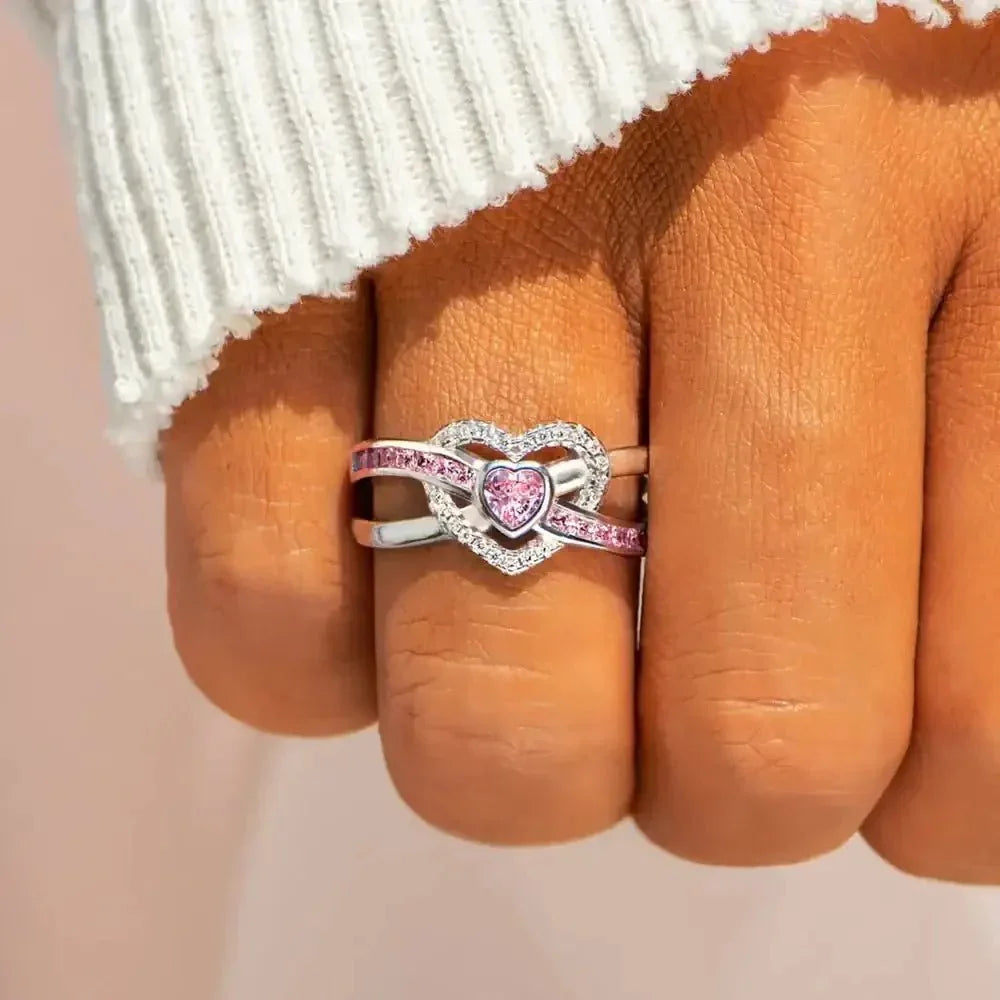 Heart Shape Zircon 925 Sterling Silver Ring - Update AvenueRingTrendsi100500071971121100500071971121Heart Shape Zircon 925 Sterling Silver RingSilver