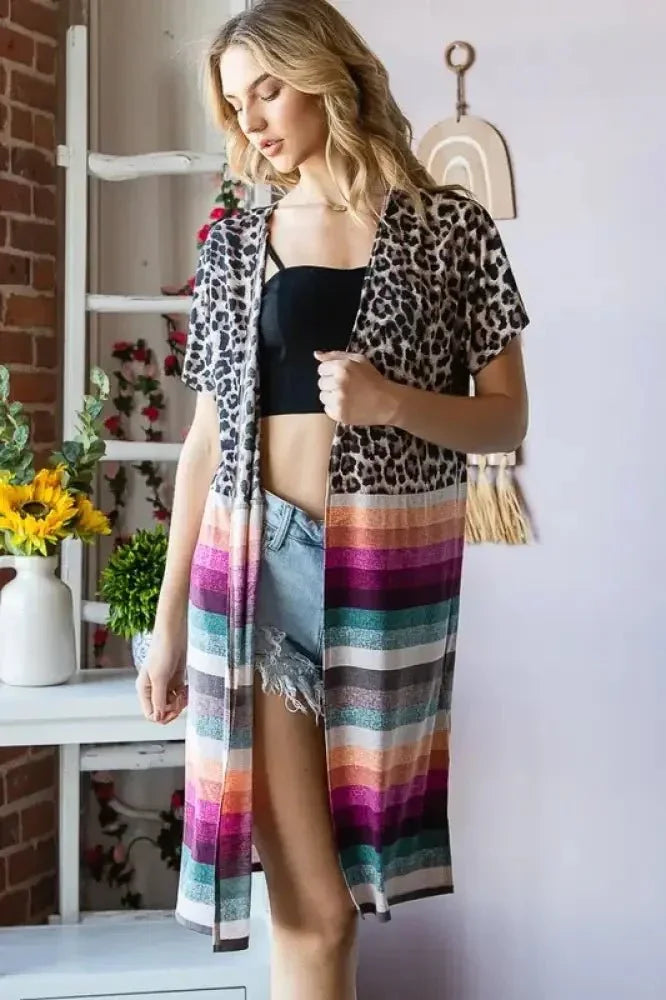 Heimish Full Size Animal Leopard and Stripe Open Cardigan Plus Size - Update AvenueVacation StyleTrendsi1001003742519691001003742519692c551908 - 497b - 435e - b924 - 775210a71412 - MaxBrown Multi