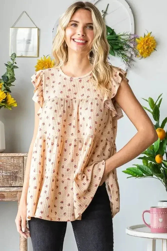 Heimish Full Size Butterfly Short Sleeve Round Neck Ditsy Floral Print Tiered Top Plus Size - Update AvenueVacation StyleTrendsi100100974341661100100974341661379e2a4f - 3d72 - 4c14 - 9cb8 - b4cee092ece1 - MaxTaupe