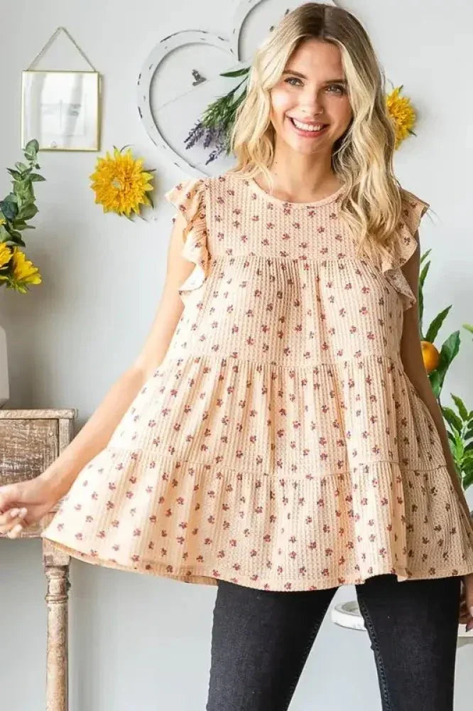 Heimish Full Size Butterfly Short Sleeve Round Neck Ditsy Floral Print Tiered Top Plus Size - Update AvenueVacation StyleTrendsi1001009743416611001009743416617b15ecaa - d3b4 - 45c6 - a50b - b5ba5d5849f9 - MaxTaupe