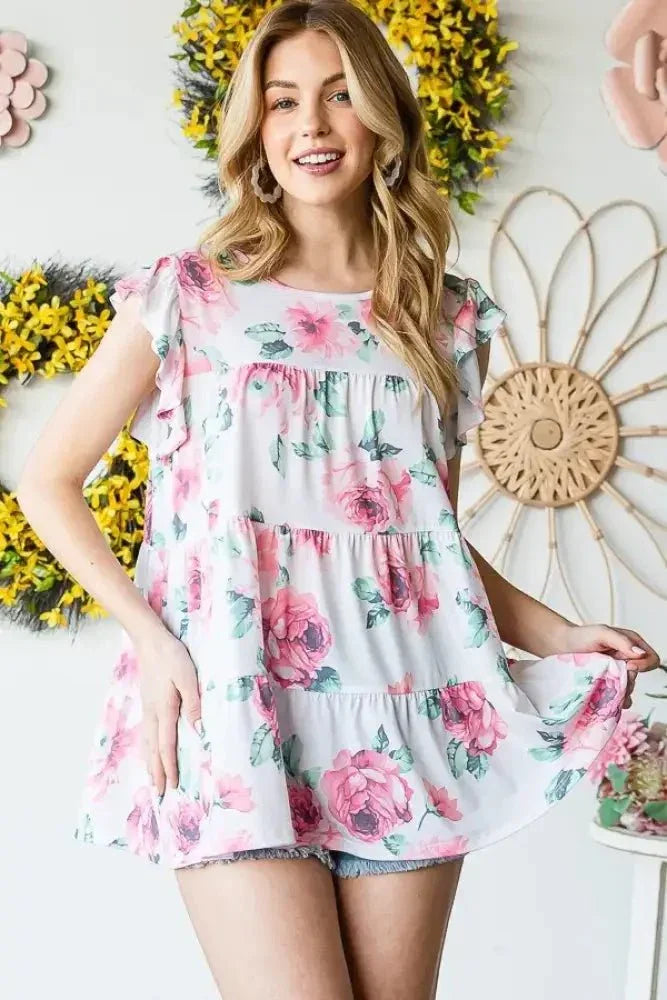 Heimish Full Size Butterfly Short Sleeve Round Neck Floral Print Tiered Top Plus Size - Update AvenueVacation StyleTrendsi100100815591077100100815591077f68f393a - c8c8 - 475b - ae36 - 7491b7f2f1ac - MaxCream