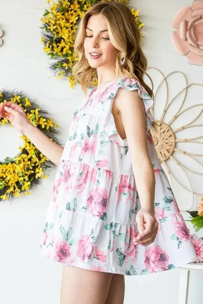 Heimish Full Size Butterfly Short Sleeve Round Neck Floral Print Tiered Top Plus Size - Update AvenueVacation StyleTrendsi10010081559107710010081559107791661015 - de82 - 41c9 - a44d - 52d5f3f27163 - MaxCream