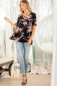 Heimish Full Size Crisscross Neck Floral Babydoll Top Plus Size - Update AvenueVacation StyleTrendsi100100938951090100100938951090f4f078ca - 98b4 - 4836 - aefa - 9eba75a3c24e - MaxBlack