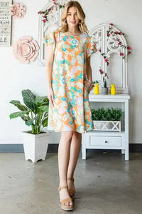 Heimish Full Size Ruffled Short Sleeve Floral Mini Dress Plus Size - Update AvenueVacation StyleTrendsi100100529431338100100529431338bbadb192 - f4f5 - 407a - b109 - 072f445a6b71 - MaxOrange