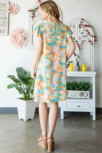 Heimish Full Size Ruffled Short Sleeve Floral Mini Dress Plus Size - Update AvenueVacation StyleTrendsi100100529431338100100529431338f365f274 - caf9 - 4e19 - 9efd - eeff13245ec4 - MaxOrange