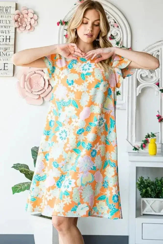 Heimish Full Size Ruffled Short Sleeve Floral Mini Dress Plus Size - Update AvenueVacation StyleTrendsi100100529431338100100529431338058516c0 - 7163 - 4115 - a555 - e6a512b223c3 - MaxOrange