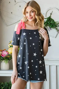 Heimish Full Size Star Print Asymmetrical Neck Short Sleeve Top - Update AvenueHonor the Stars and StripesTrendsi100100033161083100100033161083c16e3505 - 996b - 4a51 - b018 - 0ddfa242ba74 - MaxCHARCOAL