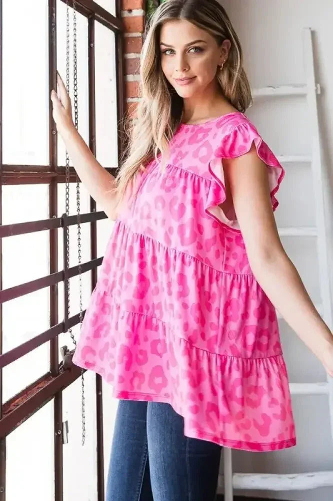 Heimish Full Size Tiered Leopard Round Neck Blouse with Ruffled Detail Plus Size - Update AvenueVacation StyleTrendsi10010053127134210010053127134251b1fe52 - 95da - 4d2f - 9520 - 4f5d66f34c0a - MaxFuchsia/Animal