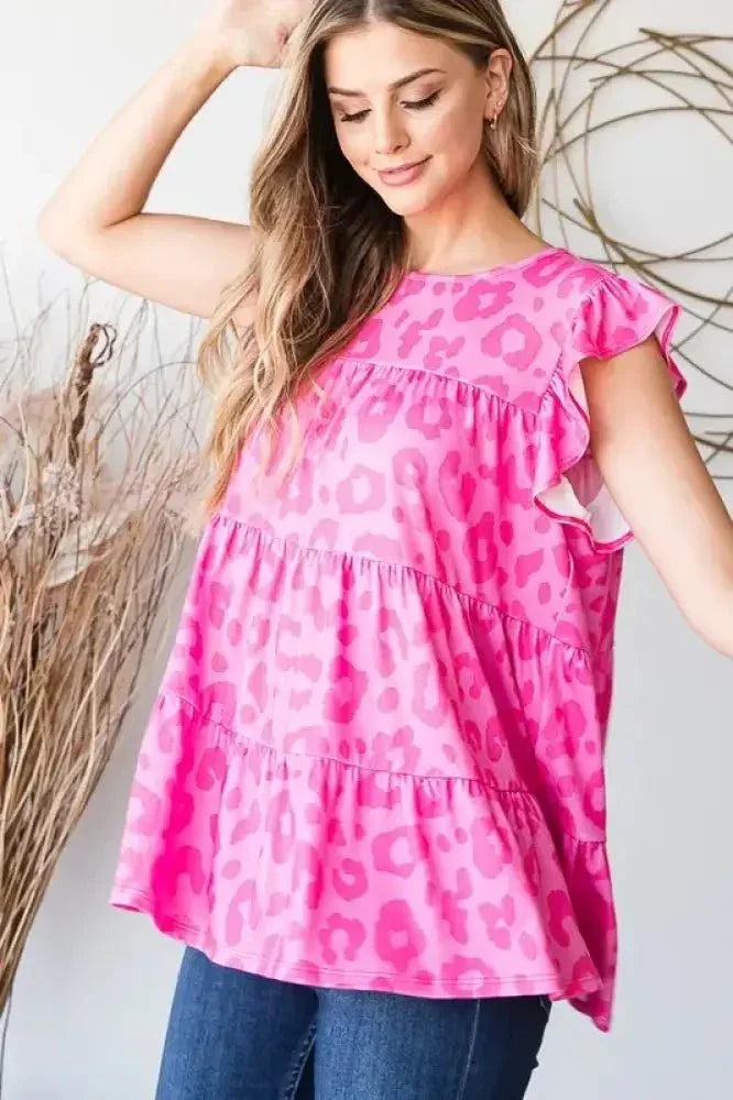 Heimish Full Size Tiered Leopard Round Neck Blouse with Ruffled Detail Plus Size - Update AvenueVacation StyleTrendsi100100531271342100100531271342af9e0e4b - 85f5 - 4e02 - aabc - 9fc43d9ffa69 - MaxFuchsia/Animal