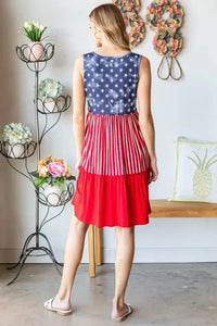 Heimish Full Size US Flag Theme Contrast Tank Dress - Update AvenueHonor the Stars and StripesTrendsi10010071013178610010071013178661e36d8d - f7d1 - 4d9a - 9f40 - 210a4b8e47fe - MaxRed Multi