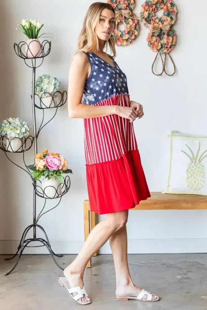 Heimish Full Size US Flag Theme Contrast Tank Dress - Update AvenueHonor the Stars and StripesTrendsi100100710131786100100710131786c213b2df - 9858 - 46b7 - b89a - 48ccc1b4048a - MaxRed Multi