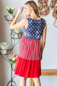 Heimish Full Size US Flag Theme Contrast Tank Dress - Update AvenueHonor the Stars and StripesTrendsi1001007101317861001007101317868201d297 - ce93 - 4a73 - bed1 - 9e16347b0536 - MaxRed Multi