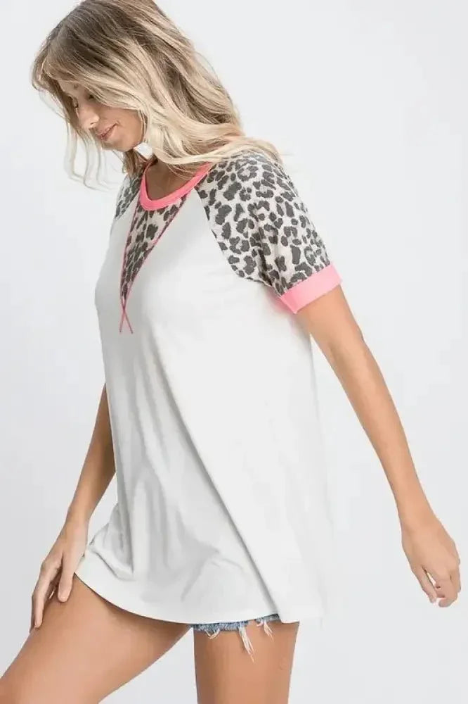 HeimishFull Size Leopard Round Neck Short Sleeve T-Shirt with Stitch Plus Size - Update AvenueVacation StyleTrendsi10010096203134510010096203134514af0758 - 6944 - 404f - bfd6 - eb8a301a89ed - MaxIvory