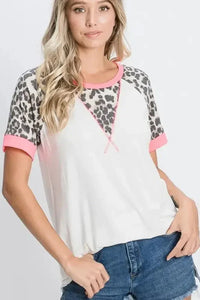 HeimishFull Size Leopard Round Neck Short Sleeve T-Shirt with Stitch Plus Size - Update AvenueVacation StyleTrendsi100100962031345100100962031345472a334b - 66c4 - 4a31 - 8fa5 - fb3d3ef935a2 - MaxIvory