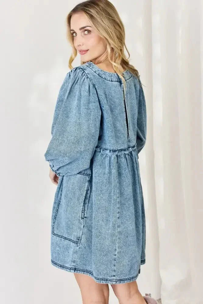 HEYSON Full Size Oversized Denim Babydoll Dress - Update AvenueDenim Dresses & SkirtsTrendsi1001002025065451001002025065452d192437 - a2ca - 4143 - 9d40 - 11c46f6375ae - MaxDENIM